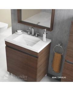 Mueble Vanitory Aqua Carvalho 80cm (SIN MESADA)