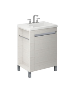 Mueble Vanitory Aqua Blanco Texturado 60cm (SIN MESADA)