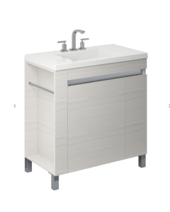 Mueble Vanitory Aqua Blanco Texturado 80cm (SIN MESADA)