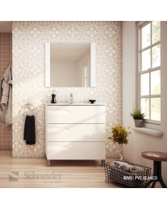 Mueble Vanitory Rivo Blanco 80cm (SIN MESADA)