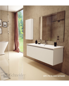 Mueble Vanitory Colgante City Blanco 80cm (SIN MESADA)