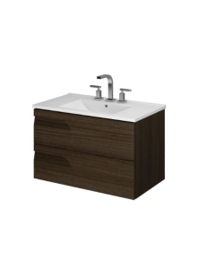 Mueble Vanitory Colgante Rivo Wengue 100cm (SIN MESADA)