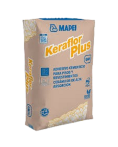 Pegamento para Cerámica Keraflor Plus Mapei 25kg