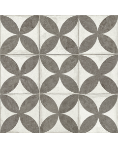 Cerámica 45.3x45.3 Flower Black FIT 1ra