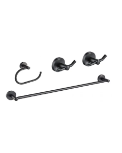 Kit de 4 Piezas para Cuarto de Baño Jazz Grey Gun