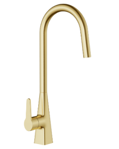Grifería Monocomando para Mesada Cocina Amber Gold