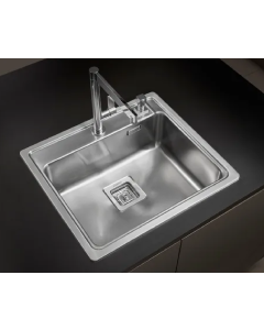 Pileta para Cocina Simple QUADRA Mini Q55 A 55.5x48.9x19