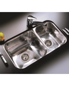 Pileta para Cocina Doble R37/18 63.3x34x18