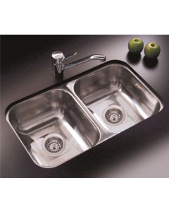 Pileta Para Cocina Doble CC28/18 59x34x18