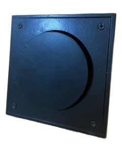 Tapa Desagüe para Piso 12x12 Sube y Baja Negro