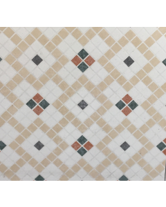 Cerámica 43x43 Mosaico Beige 1ra