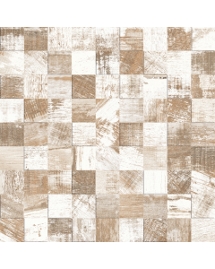 Porcelanato 58.4x58.4 Simetria Wood Patina Rect 1ra