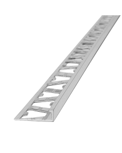 Perfil L Aluminio Cromo Mate 12mm