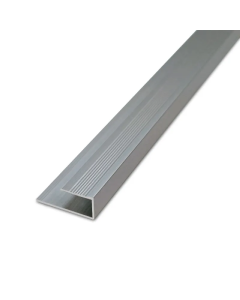 Perfil Edge Piso Flotante Cromo Mate 8.5mm