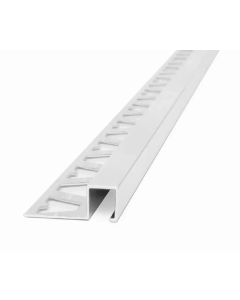 Guardacanto Aluminio Quadra Cromo Mate 10mm