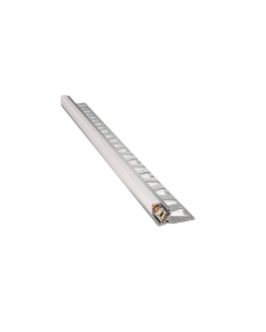 Guardacanto Lumiere Led Quadra Duo Cromo Mate 10mm