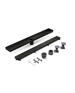 Desagüe Lineal Atrim Aqua Clásico Negro Mate 90cm