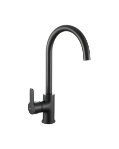 Grifería Peirano Monocomando para Mesada de Cocina Adra Black
