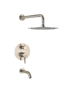 Grifería Peirano Monocomando para Ducha Embutir Steel