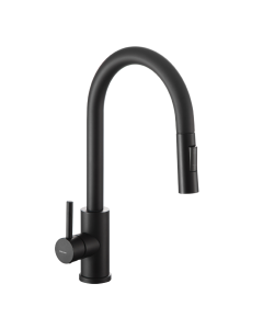 Grifería Peirano Monocomando para Mesada de Cocina Valencia Black