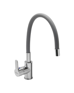 Grifería Peirano Monocomando para Mesada de Cocina Colors Gris