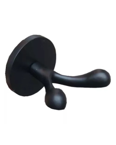 Percha Doble Basic Negro Ottone